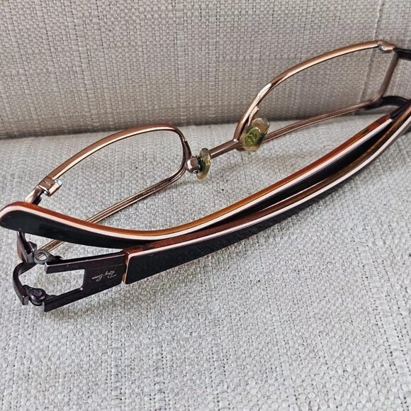 Ray-Ban Youth Eyeglasses Frame Titanium Brown Tone Glasses 47[]15 125 - Picture 4 of 11